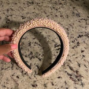 Baublebar pink beaded headband